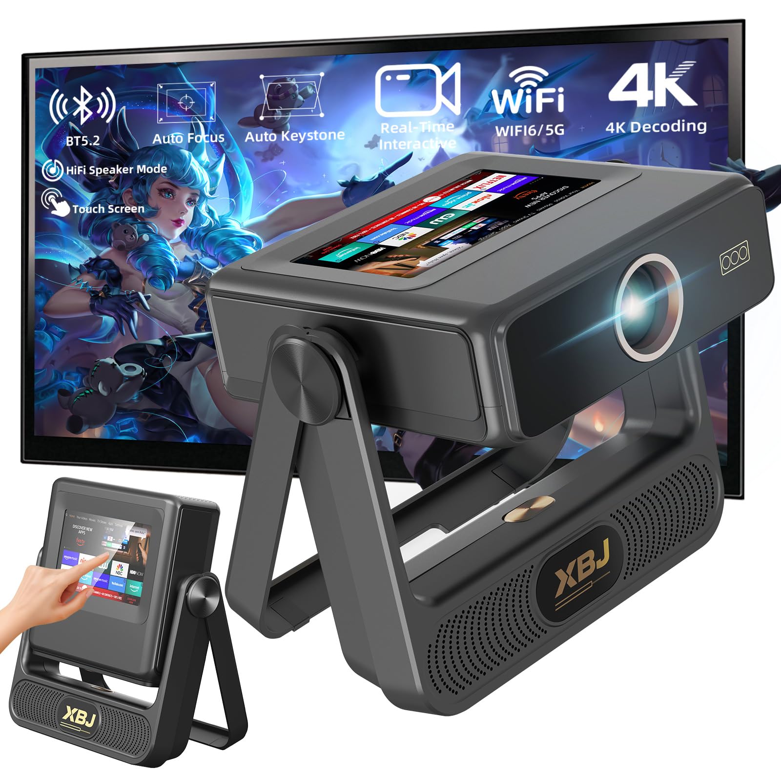 Amazon.com: XBJ [Built-in Apps/Touch Screen] A5pro Portable